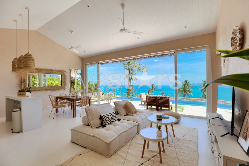 Villa vue mer avec 2 chambres à vendre à Koh Samui 