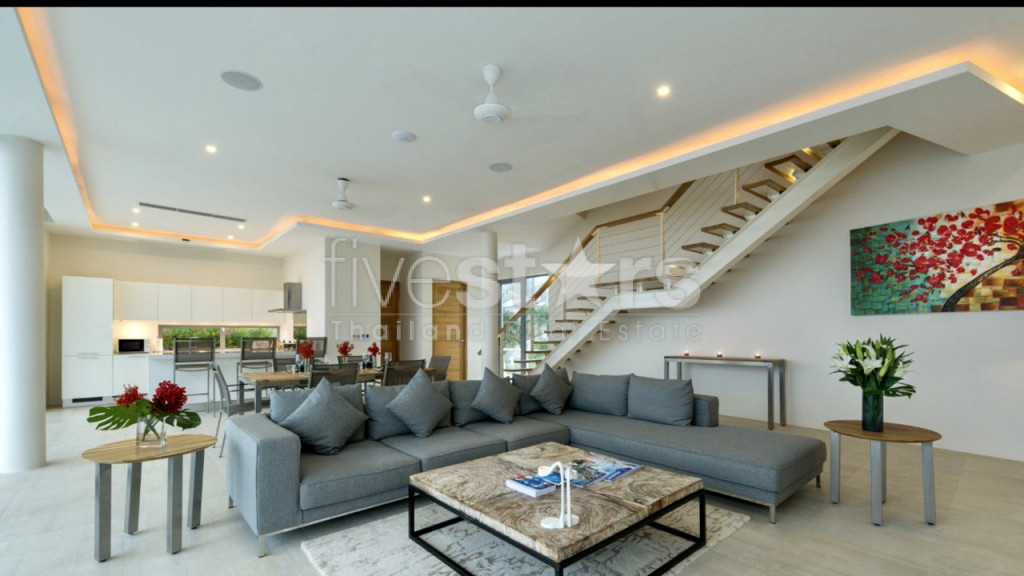 Villa 3 chambres avec vue mer a vendre quartier Plai Laem, photo 6