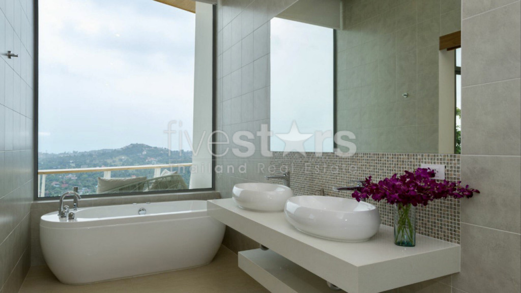 Villa 3 chambres avec vue mer a vendre quartier Plai Laem, photo 12
