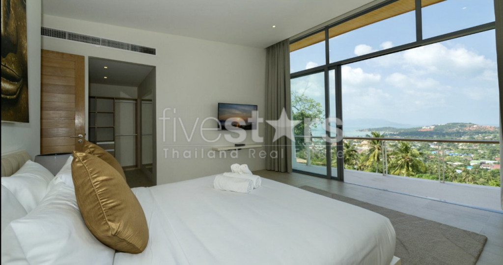 Villa 3 chambres avec vue mer a vendre quartier Plai Laem, photo 13