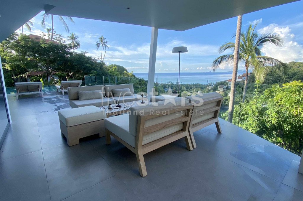 Villa vue mer-5 chambres à vendre à Bang por