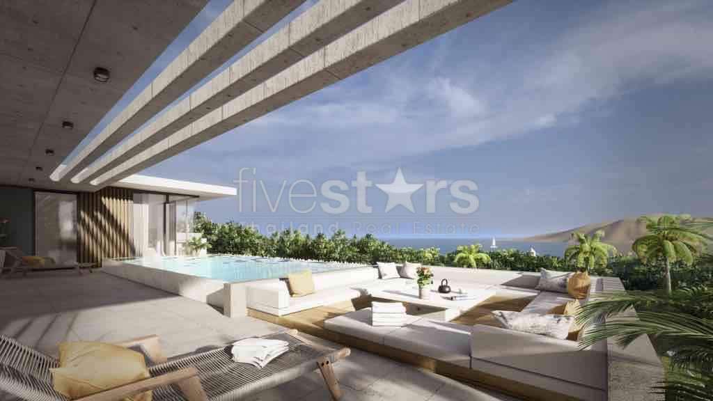 Villa 4 chambres vue mer à vendre à Bang Por Koh samui sur plan, photo 2