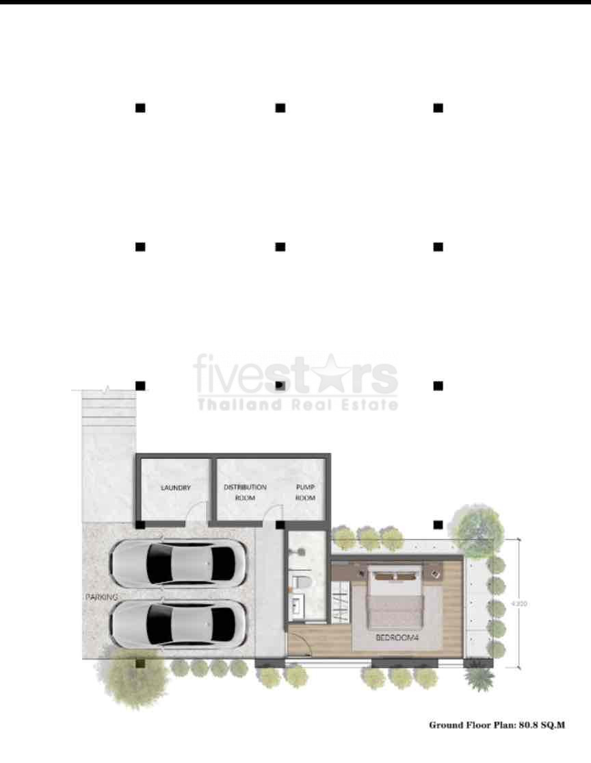 Villa 4 chambres vue mer à vendre à Bang Por Koh samui sur plan, photo 9