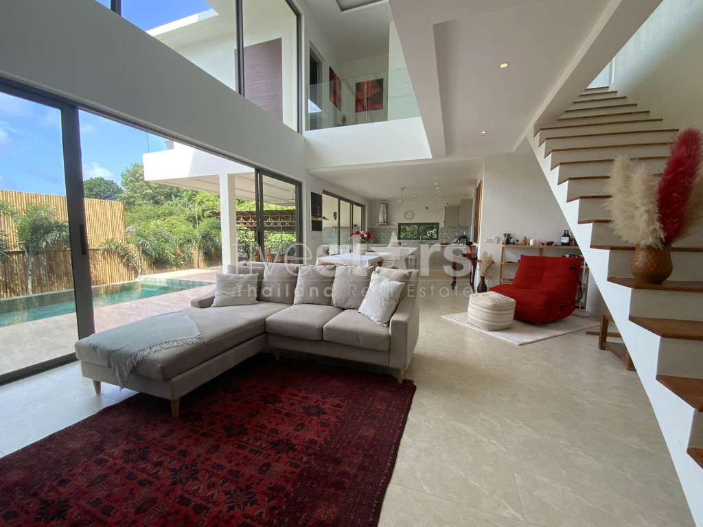 A vendre Bophut Villa luxe vue mer 3 chambres, photo 9