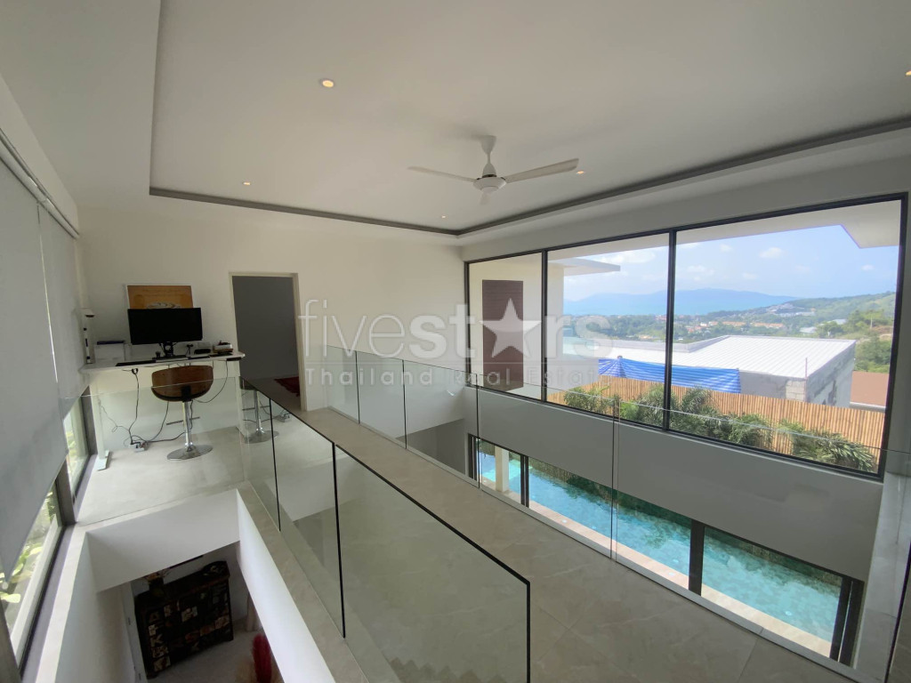 A vendre Bophut Villa luxe vue mer 3 chambres, photo 14