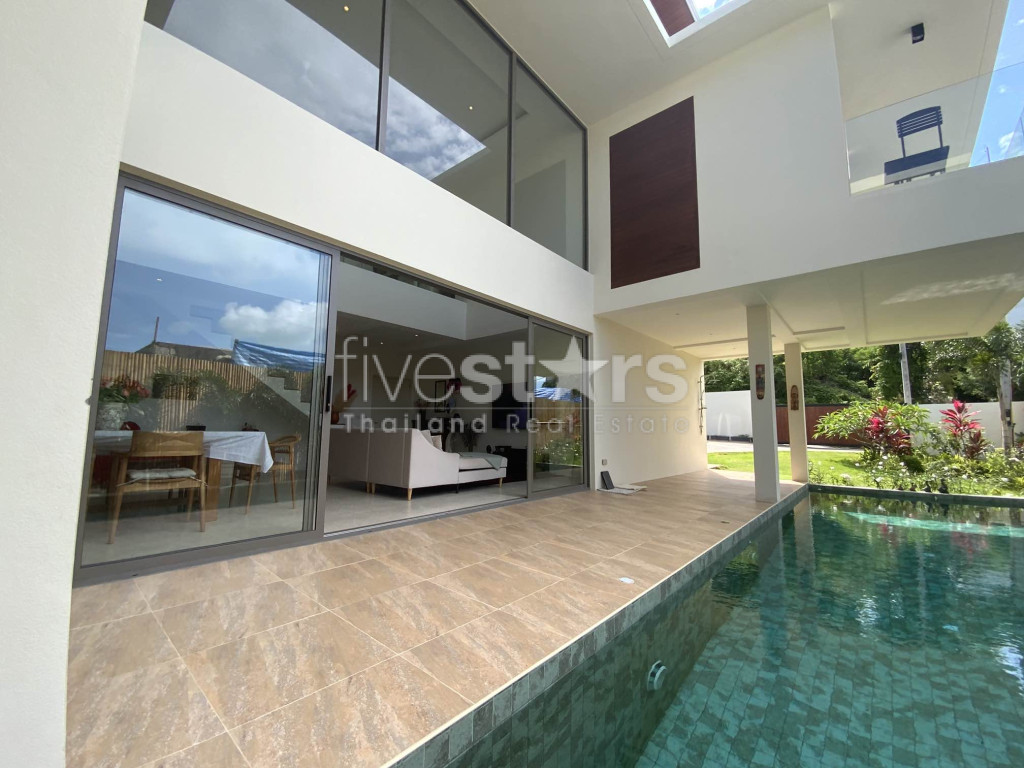 A vendre Bophut Villa luxe vue mer 3 chambres, photo 4