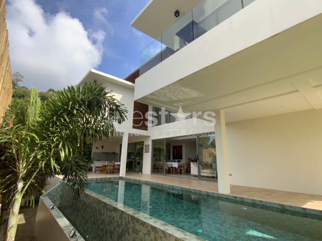 A vendre Bophut Villa luxe vue mer 3 chambres