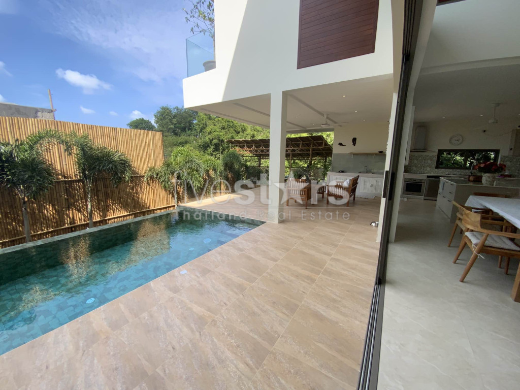 A vendre Bophut Villa luxe vue mer 3 chambres, photo 5