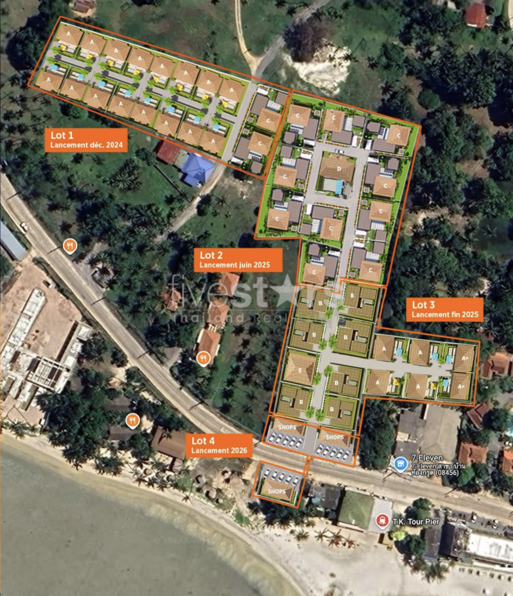 A vendre 4 chambres sud Koh samui lease, photo 11