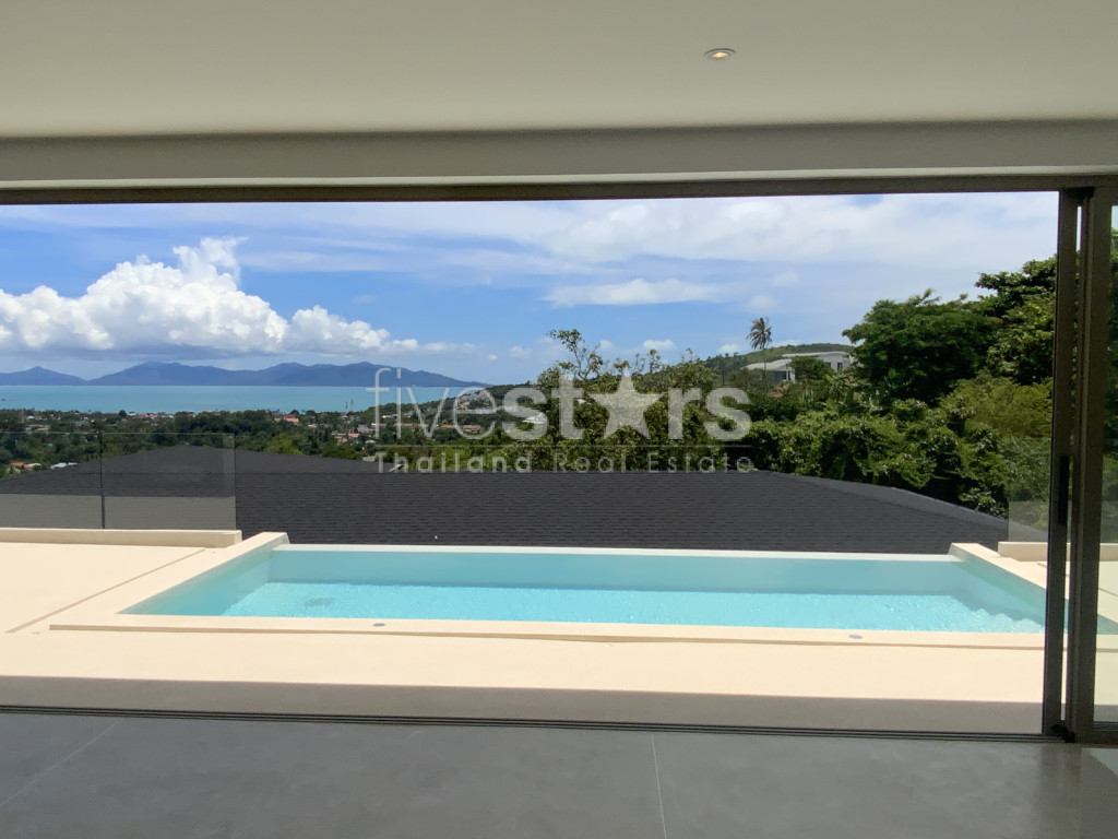 Villa neuve vue mer 3 chambres Bophut