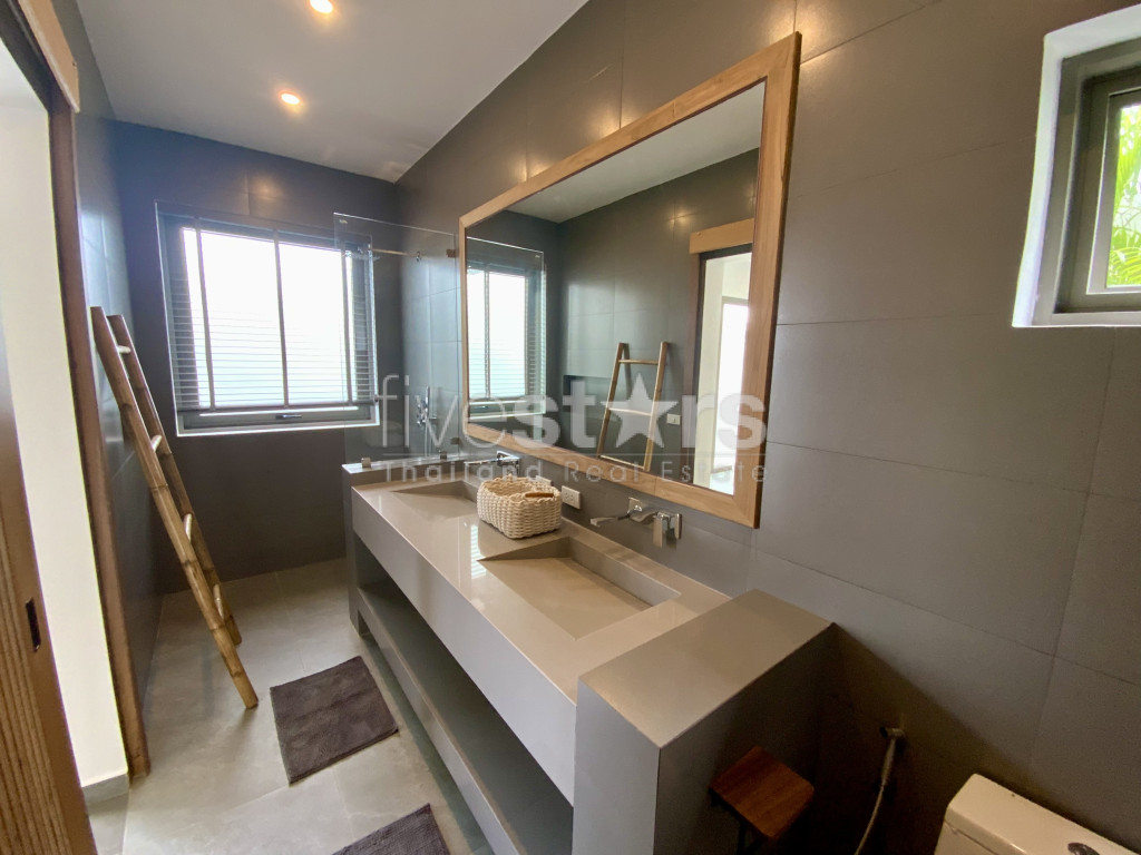 Villa moderne vue mer 3 chambres à vendre quartier Bophut, photo 9