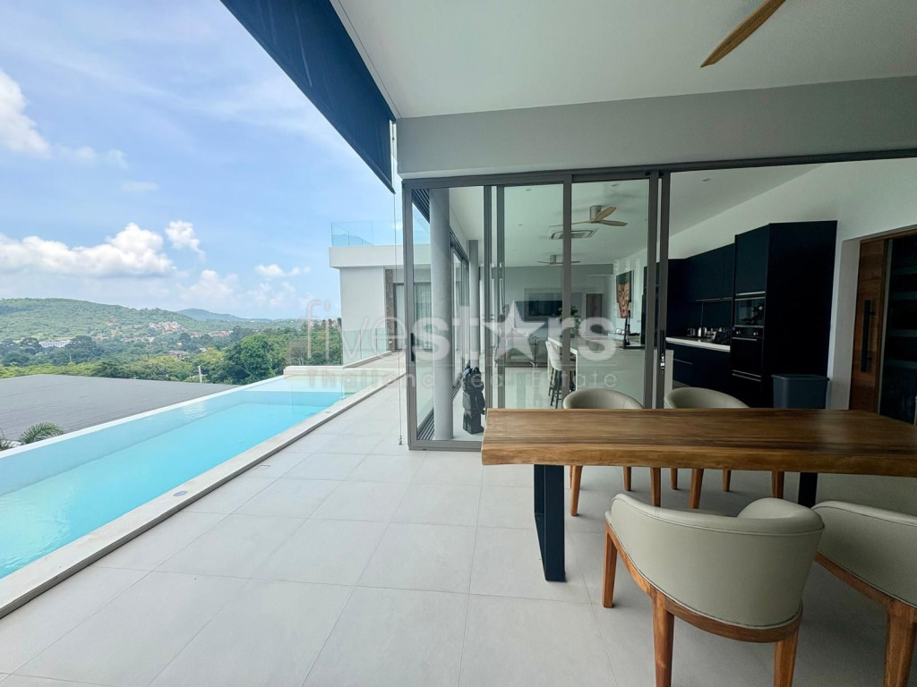 Villa vue mer Bophut 4 chambres à vendre Koh Samui, photo 7