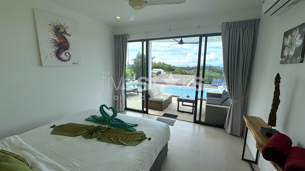 Villa 3 chambres avec vue mer à vendre sur les hauteurs de Bophut, photo 11
