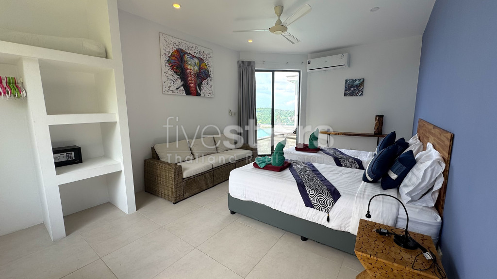 Villa 3 chambres avec vue mer à vendre sur les hauteurs de Bophut, photo 8