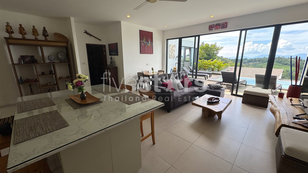 Villa 3 chambres avec vue mer à vendre sur les hauteurs de Bophut, photo 3