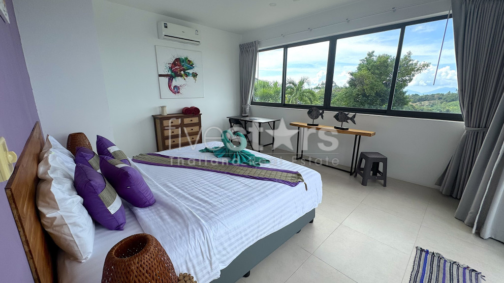 Villa 3 chambres avec vue mer à vendre sur les hauteurs de Bophut, photo 10