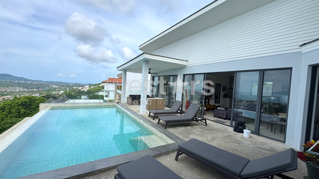 Villa 3 chambres avec vue mer à vendre sur les hauteurs de Bophut, photo 13