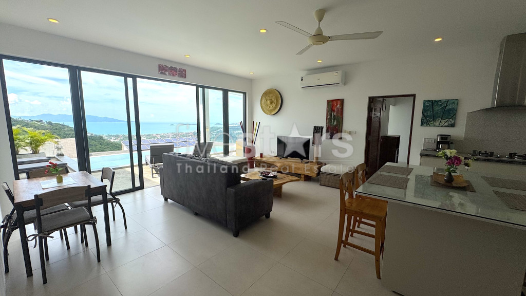 Villa 3 chambres avec vue mer à vendre sur les hauteurs de Bophut, photo 2