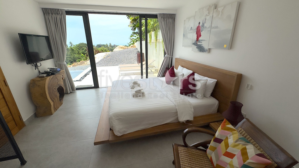 villa 4 chambres vue mer à vendre Chaweng Hill, photo 14