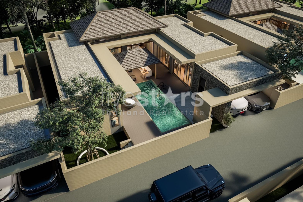 A vendre villa sur plan 4 chambres Maenam Beach, photo 2