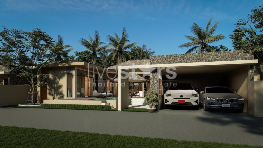 A vendre villa sur plan 4 chambres Maenam Beach, photo 5