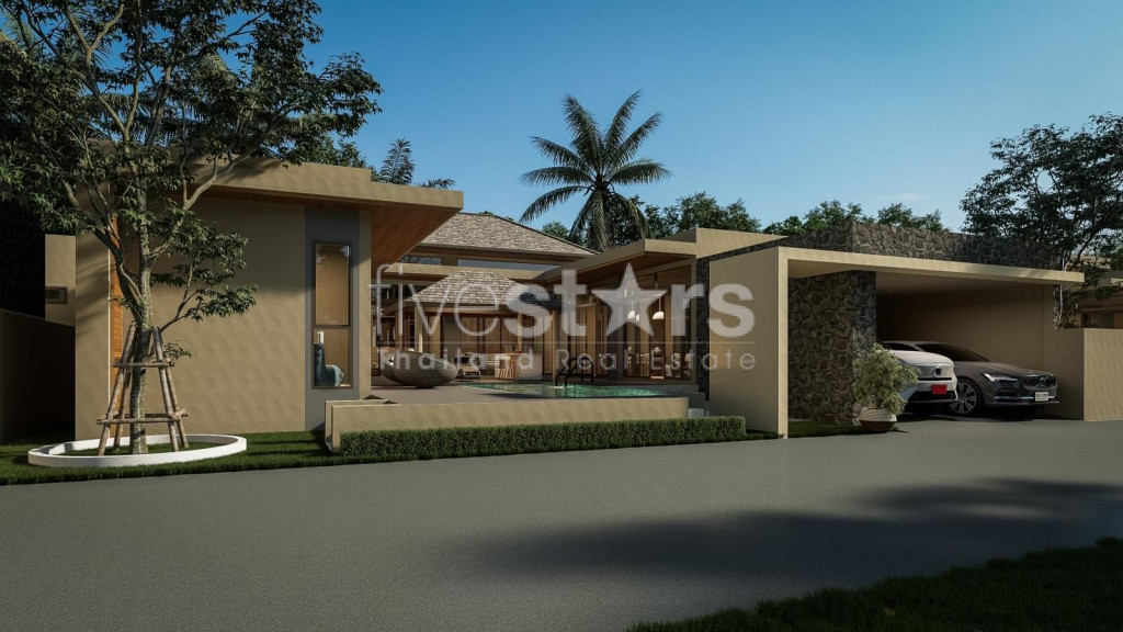 A vendre villa sur plan 4 chambres Maenam Beach, photo 4