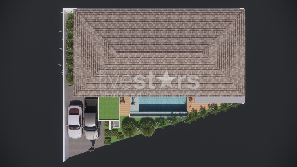 Villa sur plan vue mer a vendre 3 chambres Bang Por Koh Samui, photo 11