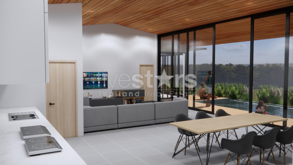 Villa sur plan vue mer a vendre 3 chambres Bang Por Koh Samui, photo 4