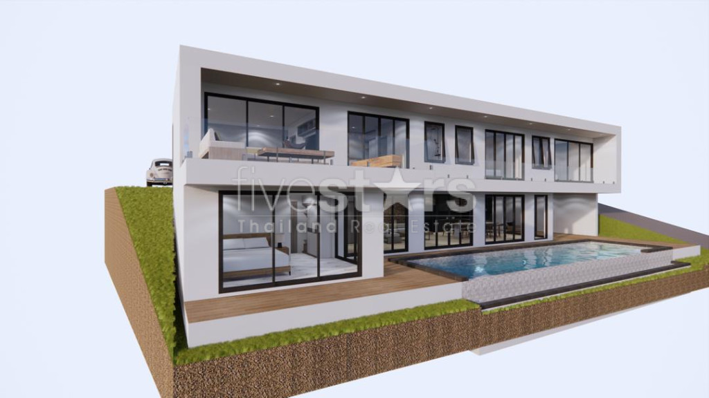 Villa Vue Mer 4 chambres sur plan Bang Por Koh Samui, photo 8