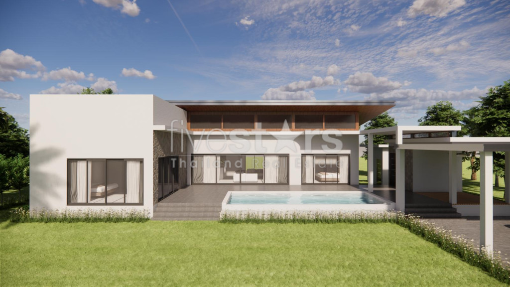 Villa 3 chambres sur plan Bantai Koh Samui