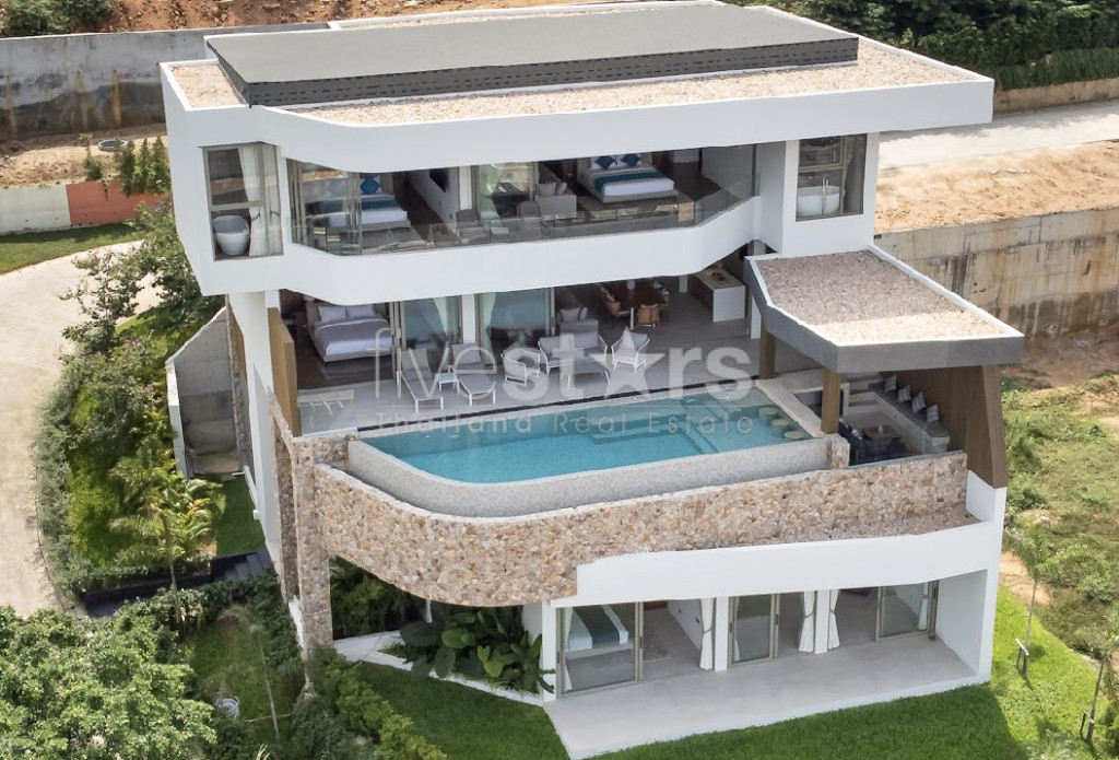 Sublime villa vue mer Bang Por 4 chambres à vendre Koh Samui, photo 2
