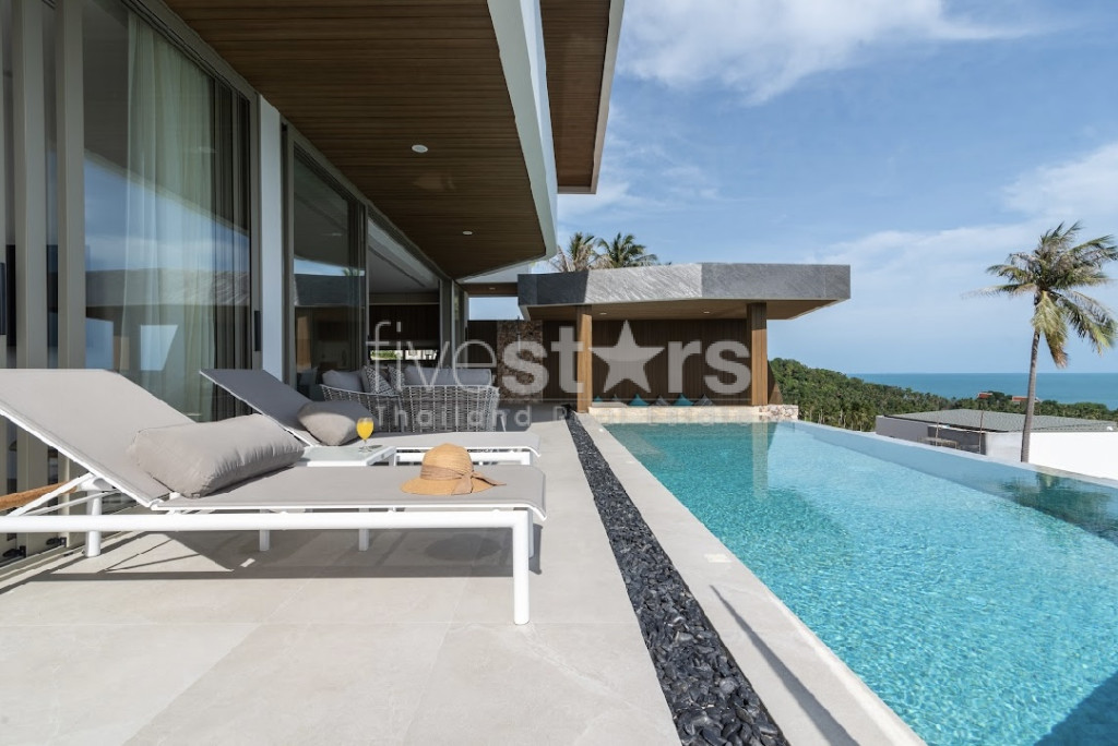 Sublime villa vue mer Bang Por 4 chambres à vendre Koh Samui