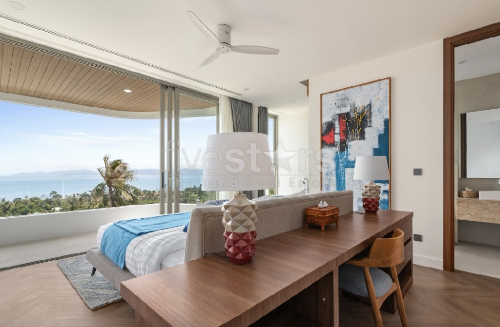 Sublime villa vue mer Bang Por 4 chambres à vendre Koh Samui, photo 16