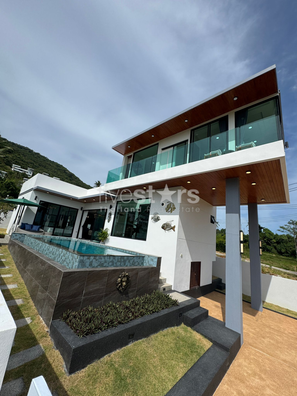 A vendre villa neuve vue mer 4 chambres Bang Por Koh Samui
