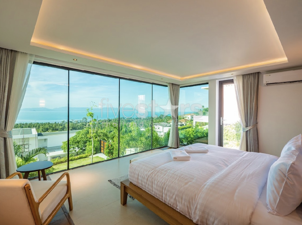 Amazing sea view 4 bedroom villa for sale bang Por koh Samui, photo 12