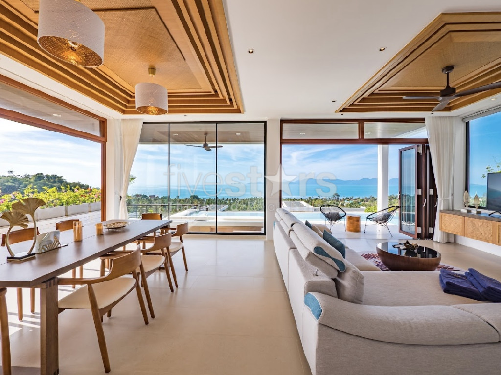 Amazing sea view 4 bedroom villa for sale bang Por koh Samui, photo 3