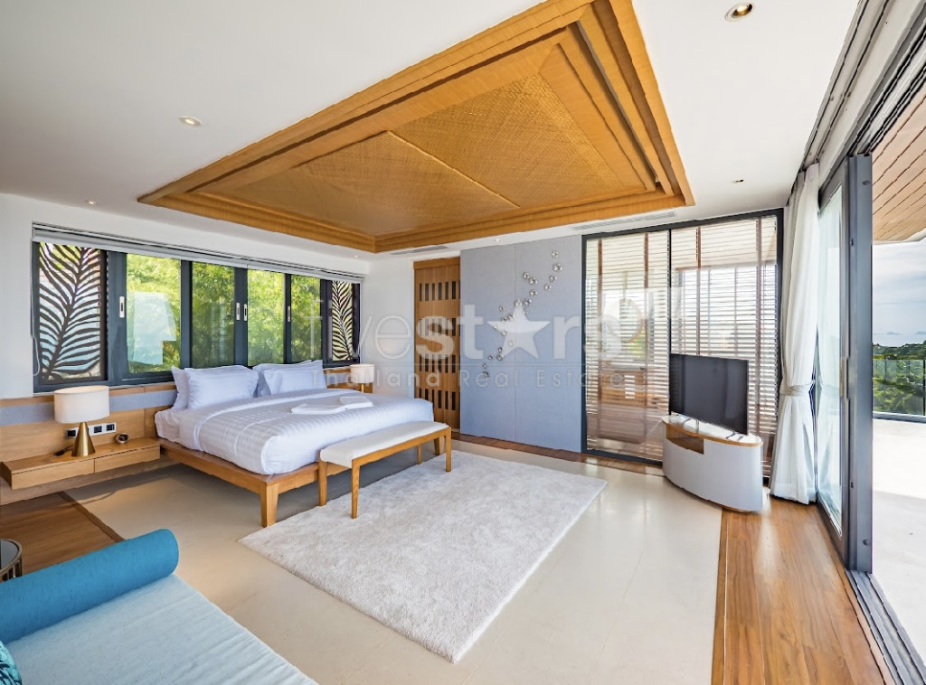 Amazing sea view 4 bedroom villa for sale bang Por koh Samui, photo 10