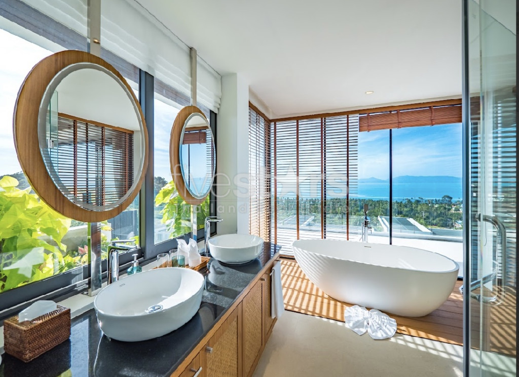 Amazing sea view 4 bedroom villa for sale bang Por koh Samui, photo 11