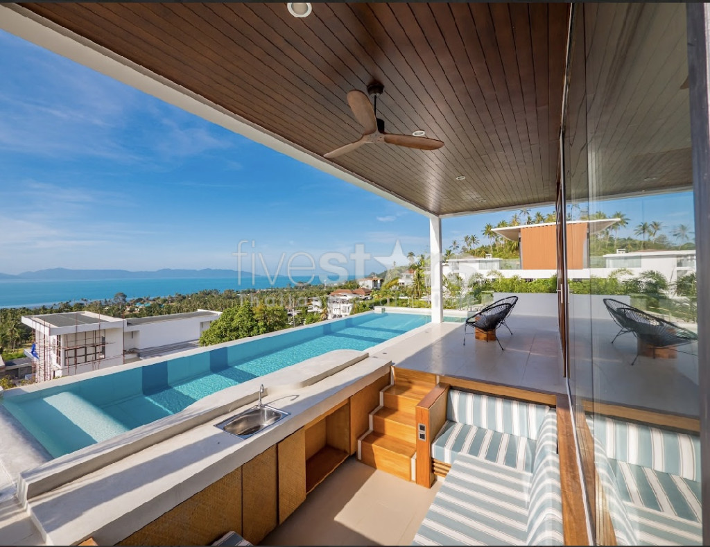 Amazing sea view 4 bedroom villa for sale bang Por koh Samui, photo 2