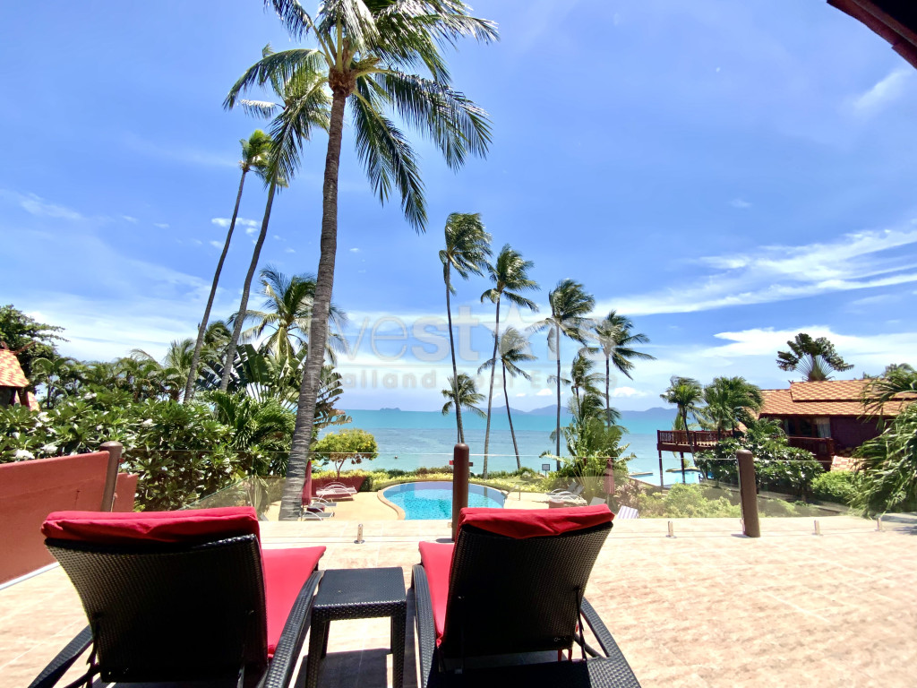 villa 4 chambres à vendre sur la plage de Bangpor Koh Samui