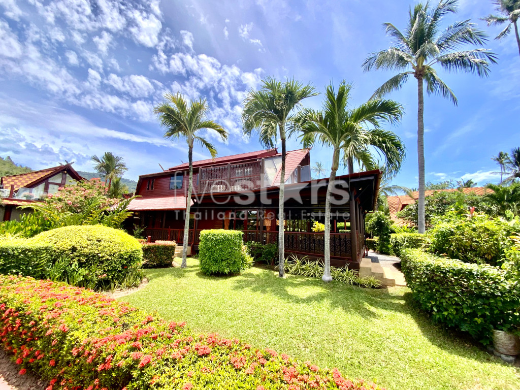 villa 4 chambres à vendre sur la plage de Bangpor Koh Samui, photo 2