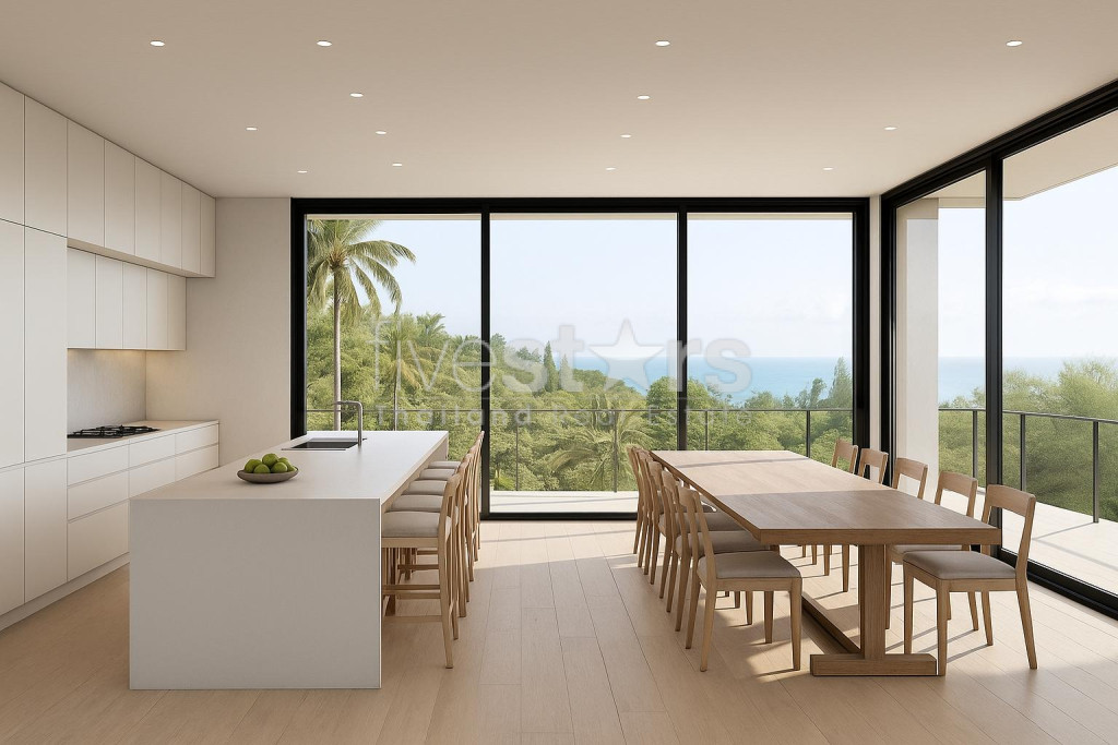 Vue mer villa 4 chambres à vendre Lamai Koh Samui, photo 2