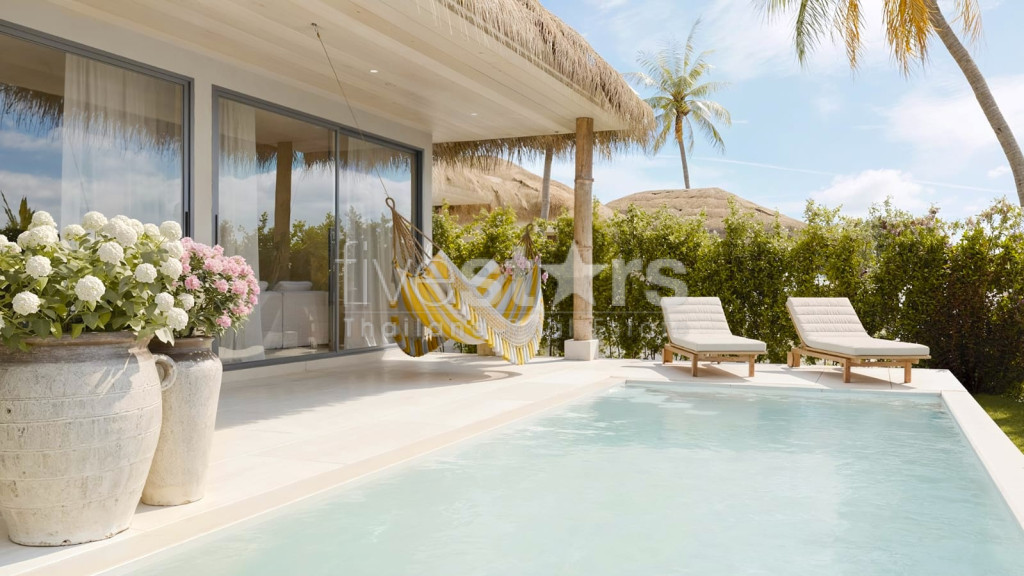 villa de styla balinais avec 2 chambres à vendre quartier Bophut, photo 11
