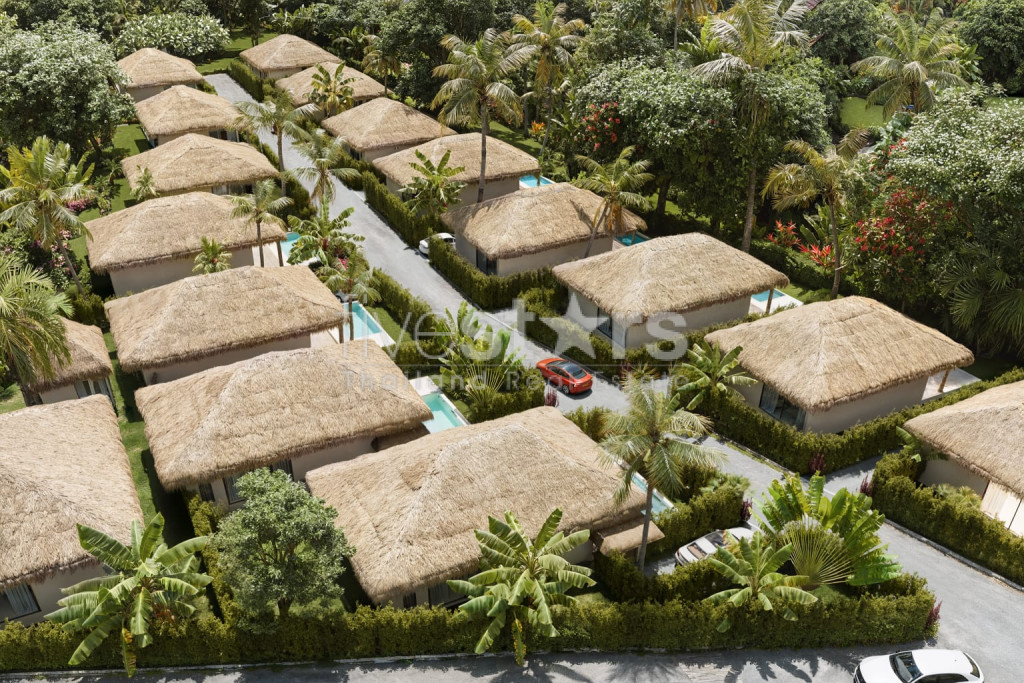 villa de styla balinais avec 2 chambres à vendre quartier Bophut, photo 22