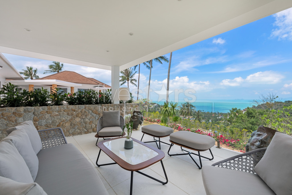 Superbe villa 4 chambres avec une des plus jolie vue de Koh Samui, photo 13