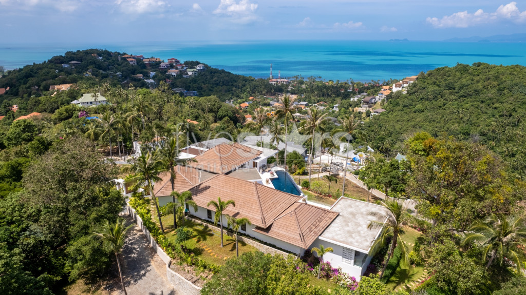 Superbe villa 4 chambres avec une des plus jolie vue de Koh Samui