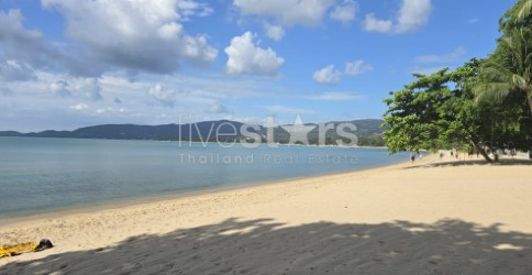 Land near the beach for sale in Lipa Noi, Koh Samui