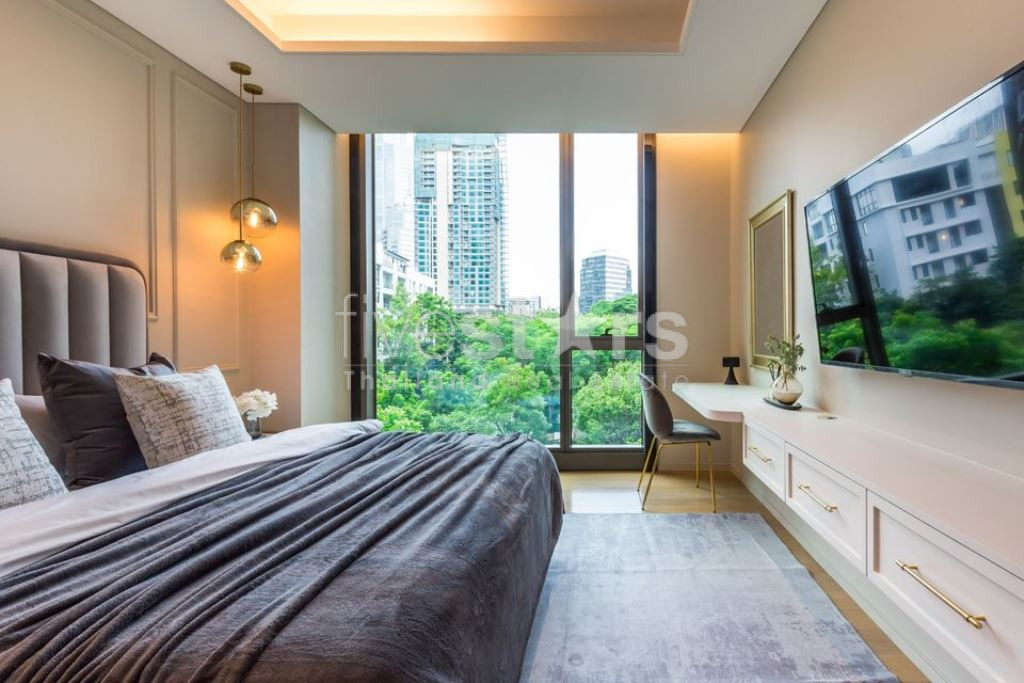 Condo de luxe et de faible hauteur de 2 chambres à louer à Langsuan, photo 7