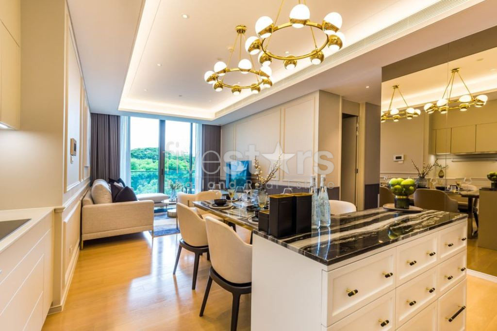 Condo de luxe et de faible hauteur de 2 chambres à louer à Langsuan, photo 6