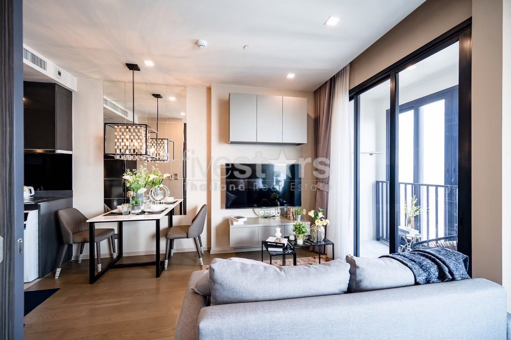 Condo moderne 1 chambre à louer près de la station Asoke BTS, photo 7